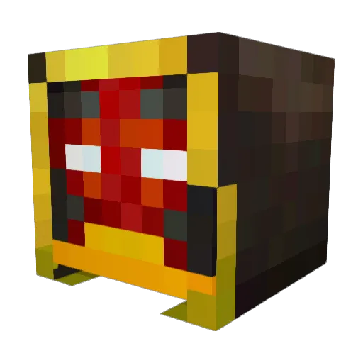 Rasmus_Face Minecraft avatar head, 3D render