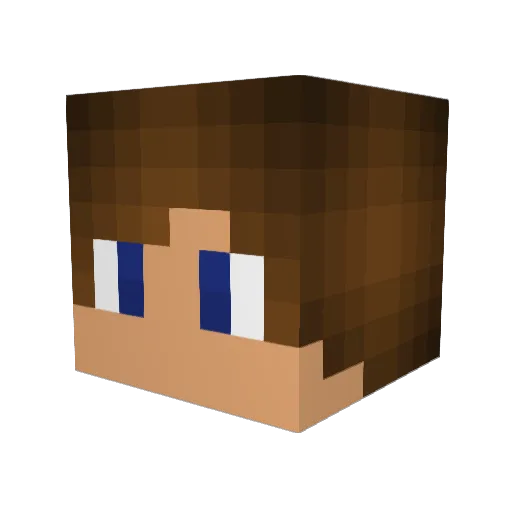 Rasmus_ji2 Minecraft avatar head, 3D render