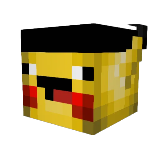 Rasmusx8 Minecraft avatar head, 3D render