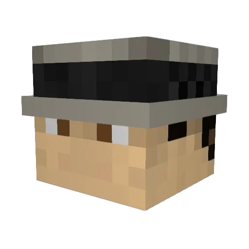 RasseGamer123 Minecraft avatar head, 3D render