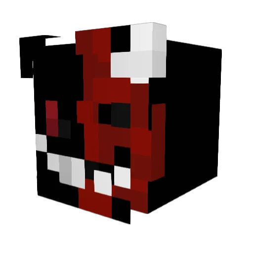 Rasssta Minecraft avatar head, 3D render