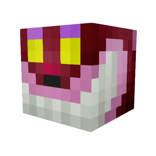 RastAlbabeur Minecraft avatar head, 3D render