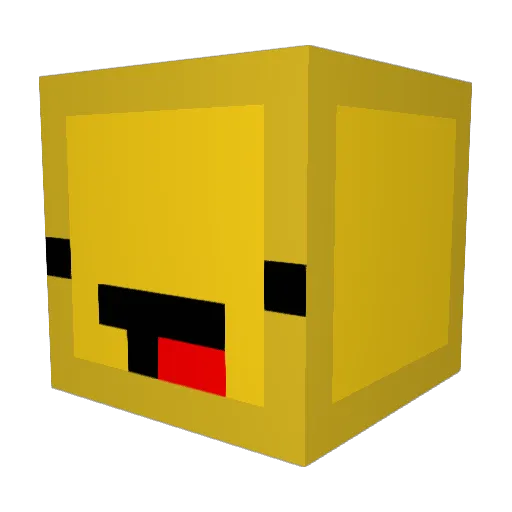 Rastilus Minecraft avatar head, 3D render