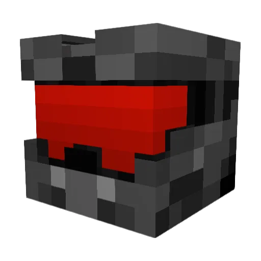 Rastumin Minecraft avatar head, 3D render