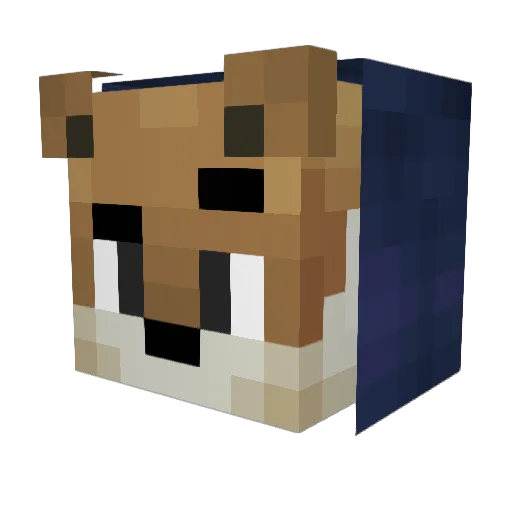 Rasul099 Minecraft avatar head, 3D render
