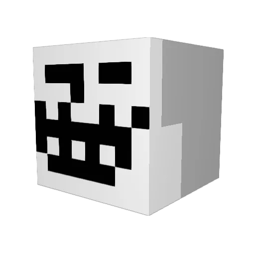 RatBiscuit225 Minecraft avatar head, 3D render