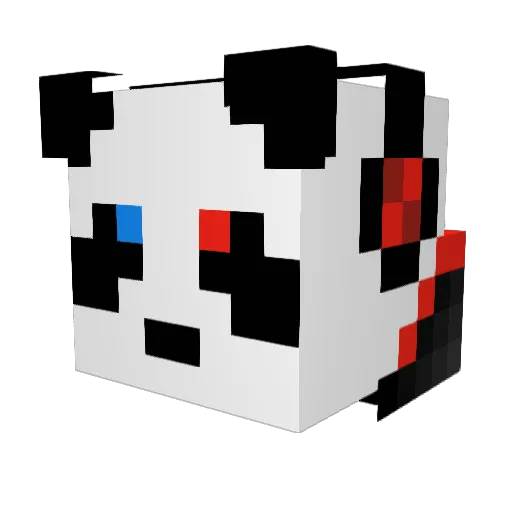 RatPack911 Minecraft avatar head, 3D render