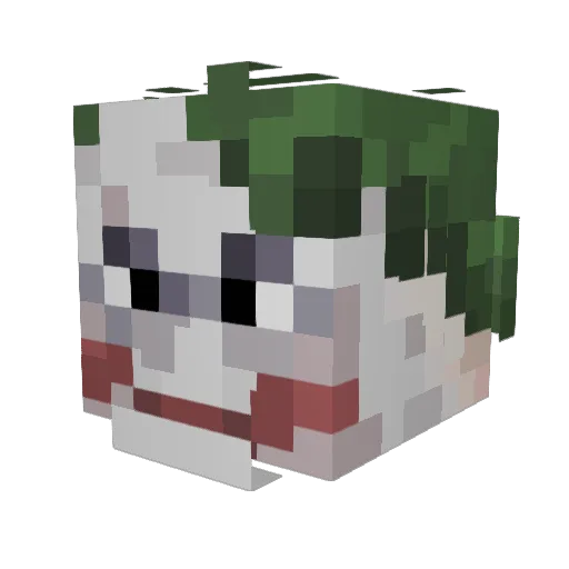 RatSlasher Minecraft avatar head, 3D render