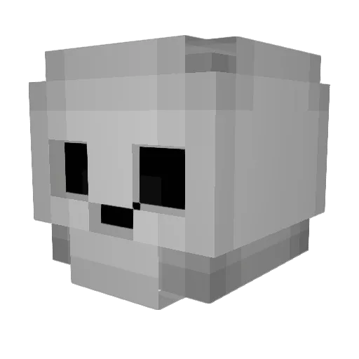 Rat_Bonez Minecraft avatar head, 3D render