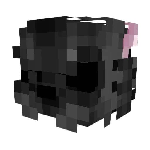 Rat_Cream Minecraft avatar head, 3D render