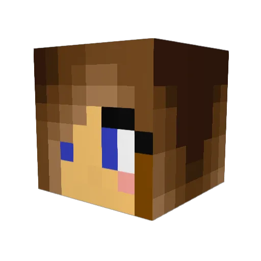 Rat_Master32 Minecraft avatar head, 3D render