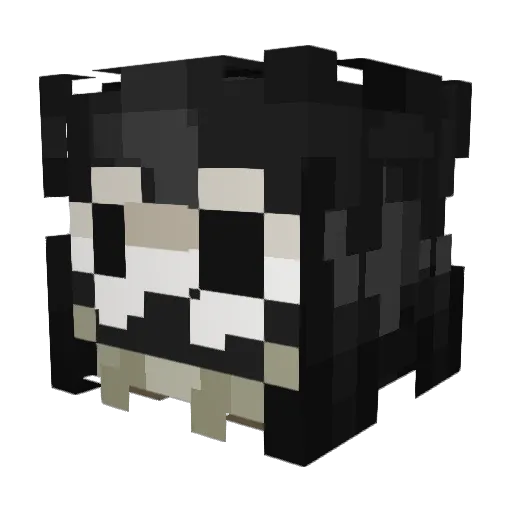 Rat_in_a_Slipper Minecraft avatar head, 3D render