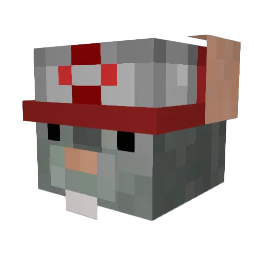 RataoDoSabao Minecraft avatar head, 3D render