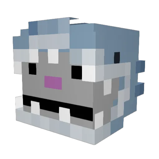 Ratgod7 Minecraft avatar head, 3D render