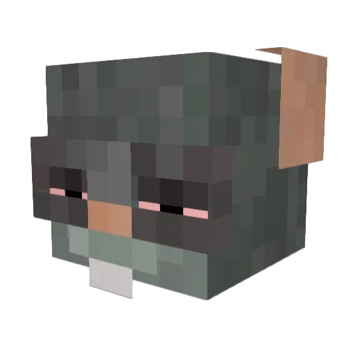 Ratguy1 Minecraft avatar head, 3D render