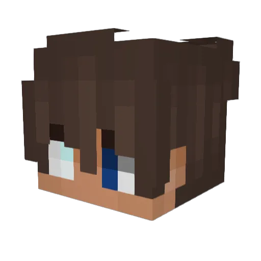 RathenaHades Minecraft avatar head, 3D render