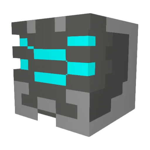 Rathollo Minecraft avatar head, 3D render