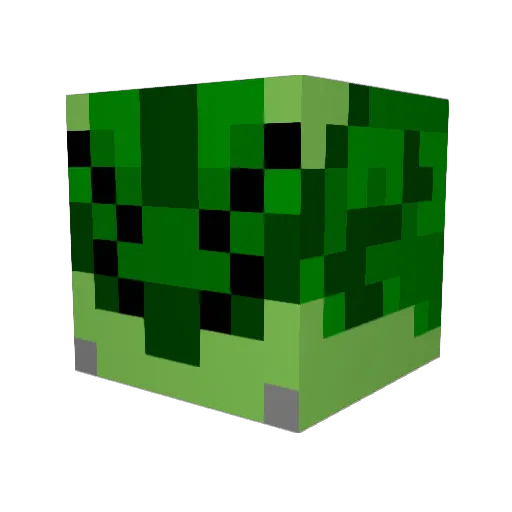 Ratian26 Minecraft avatar head, 3D render