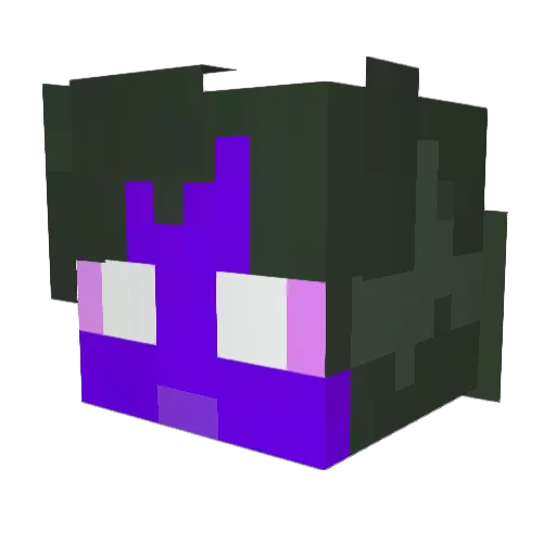 RatinGamer_YT Minecraft avatar head, 3D render