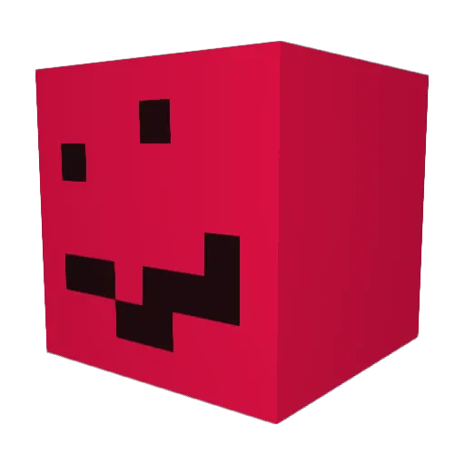 Ratnit Minecraft avatar head, 3D render
