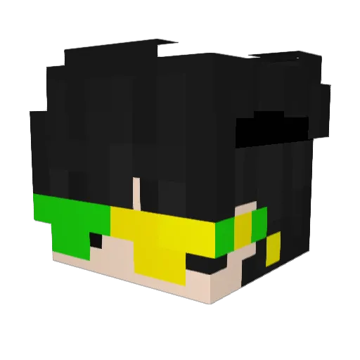 Rato_PJL Minecraft avatar head, 3D render