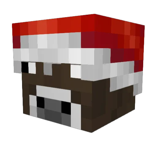 RatsAxe Minecraft avatar head, 3D render
