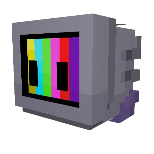RattPhobia Minecraft avatar head, 3D render