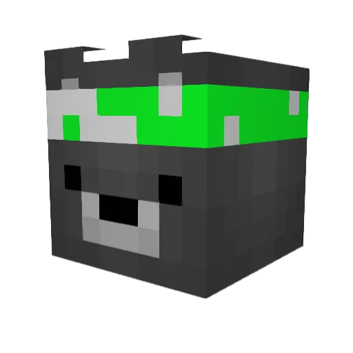 RatteCool Minecraft avatar head, 3D render