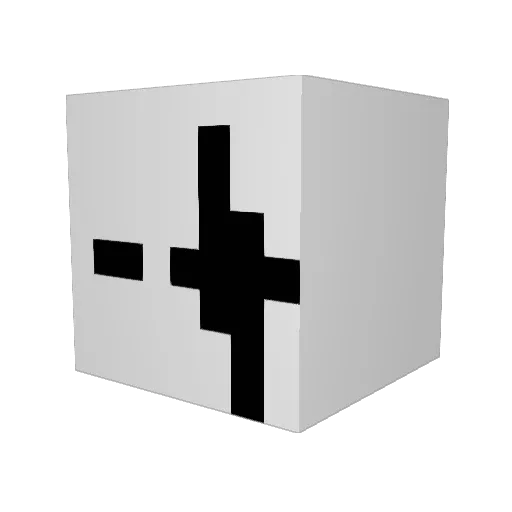 RattleSnakeYT Minecraft avatar head, 3D render