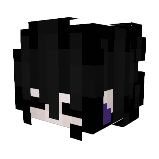 RattlinBones Minecraft avatar head, 3D render
