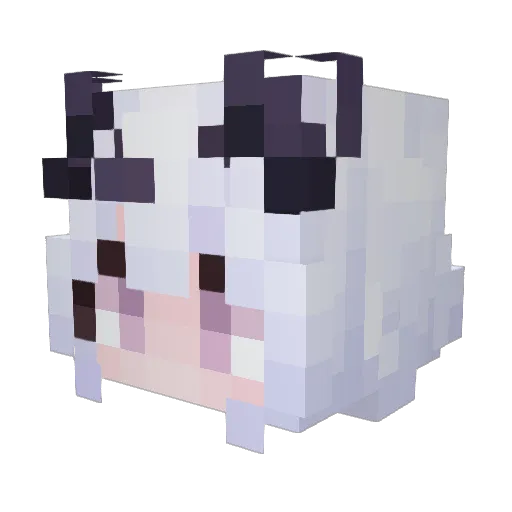 Ratziel_ Minecraft avatar head, 3D render