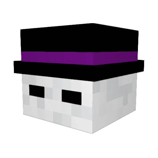 RauL_V12 Minecraft avatar head, 3D render