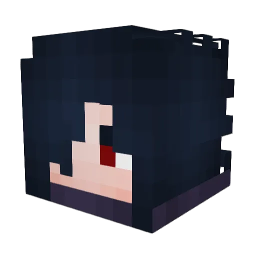 Raul24dekarate Minecraft avatar head, 3D render
