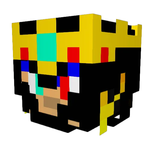 Raul91 Minecraft avatar head, 3D render