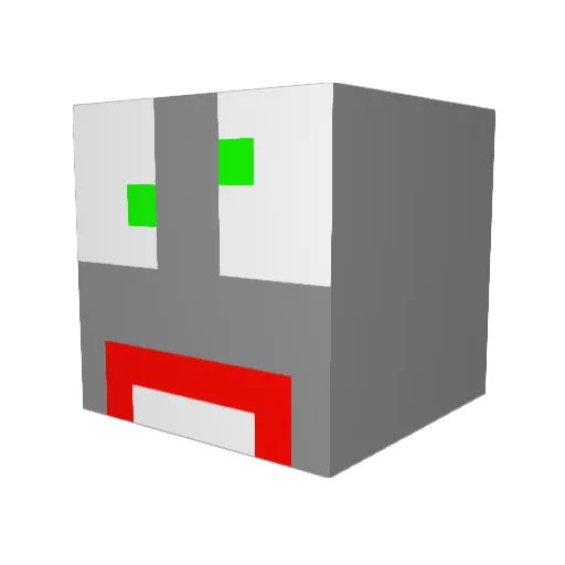 RaulBalaur Minecraft avatar head, 3D render
