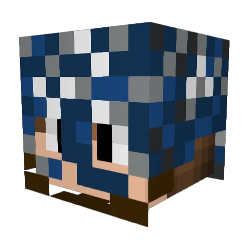 RaulProGamer1234 Minecraft avatar head, 3D render