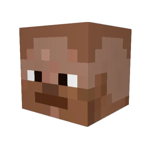 Raulcabanas17 Minecraft avatar head, 3D render