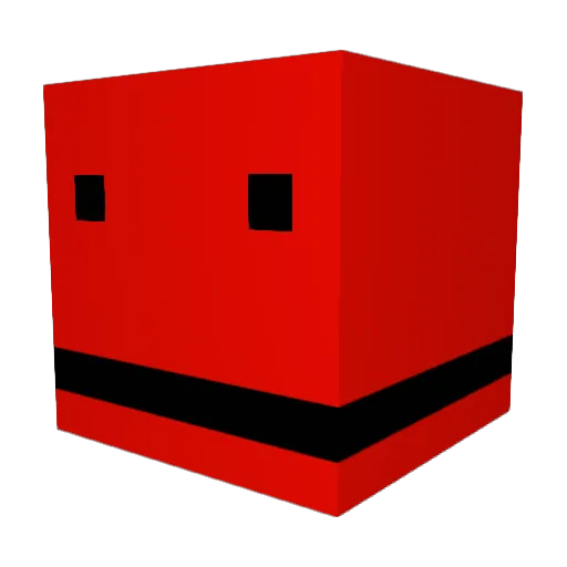 Raulcooldu Minecraft avatar head, 3D render