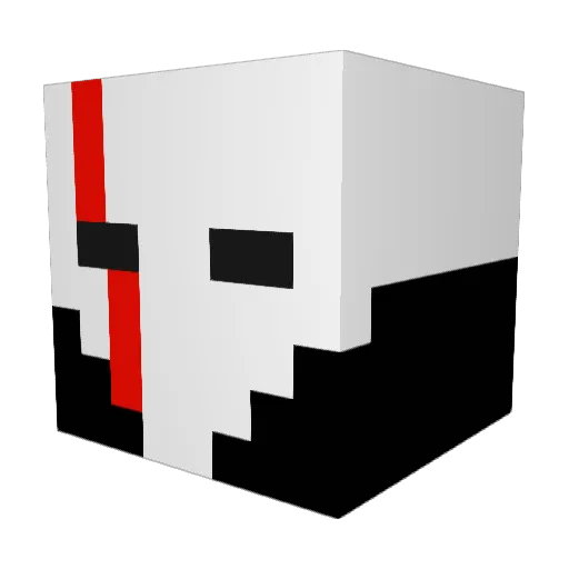 Raulfff Minecraft avatar head, 3D render