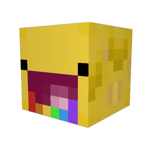 Raupe_1337 Minecraft avatar head, 3D render