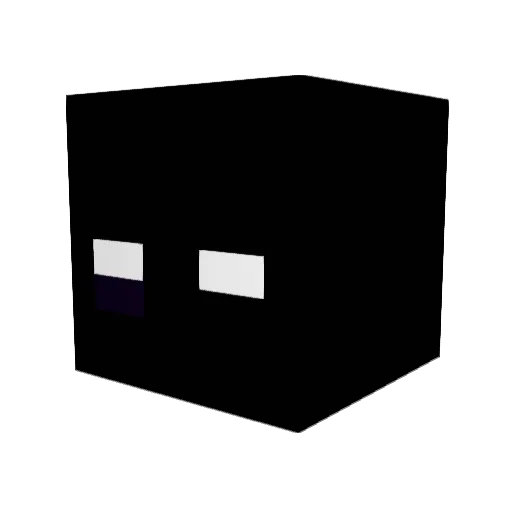 Rausner Minecraft avatar head, 3D render