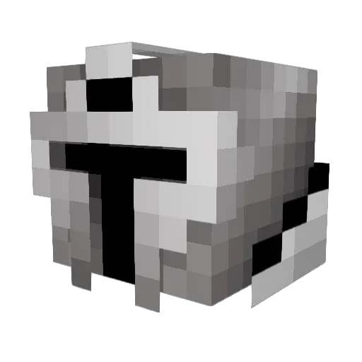 Rautenol Minecraft avatar head, 3D render