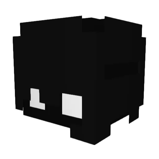 Rav1cy Minecraft avatar head, 3D render