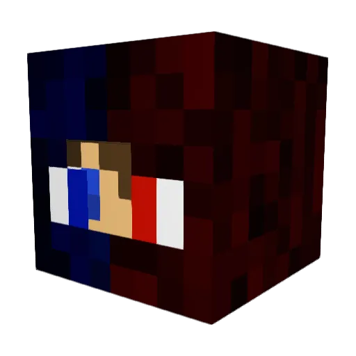 Rav5342 Minecraft avatar head, 3D render