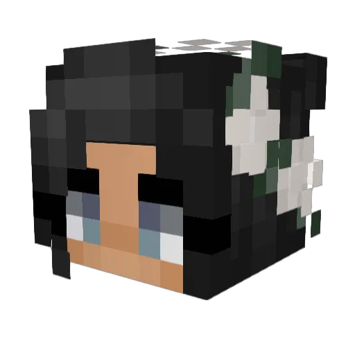 RavSZN Minecraft avatar head, 3D render