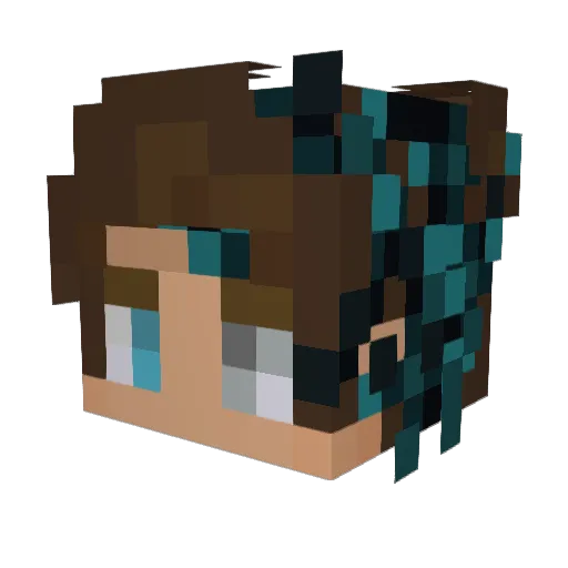 RavageMC Minecraft avatar head, 3D render