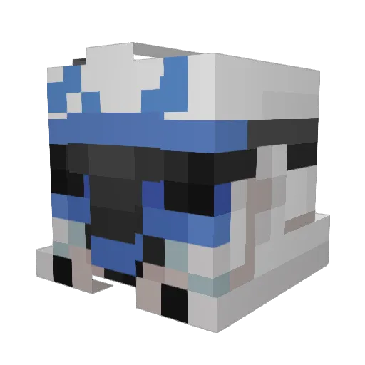 Ravageur39 Minecraft avatar head, 3D render