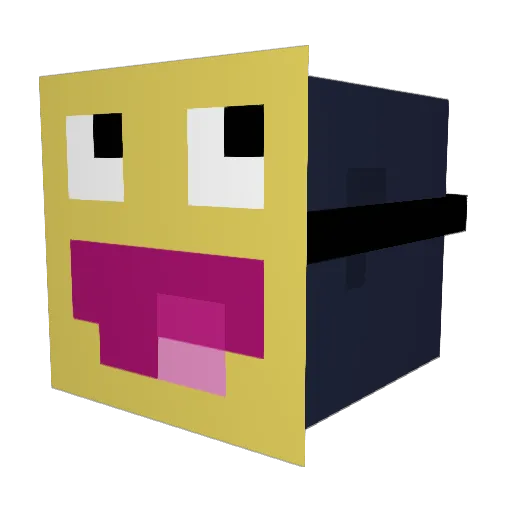 Ravana1337 Minecraft avatar head, 3D render