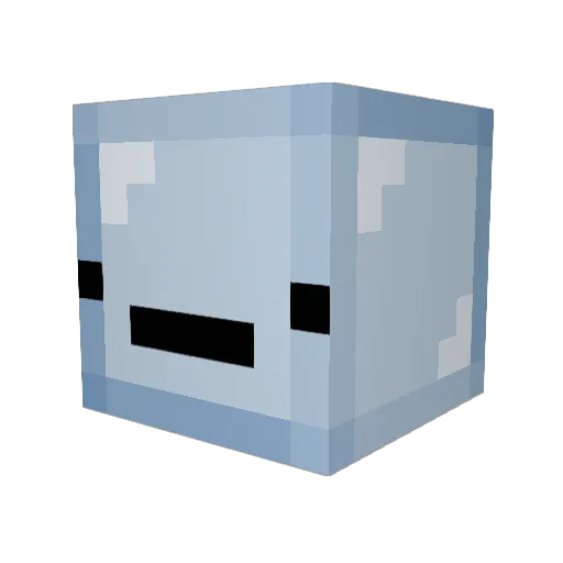 RaveR00 Minecraft avatar head, 3D render