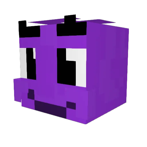 RaveRats Minecraft avatar head, 3D render